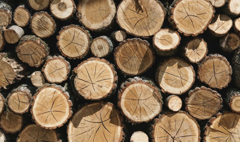 Creatieve accessoires en spullen van hout in huis